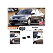 Honda Civic Vtec 2 2002-2005 Batman Yarasa Ayna Kapağı Piano Blac