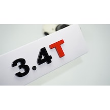 Dk Tuning 3.4t Bagaj Siyah Kırmızı Yazı Logo Volkswagen İle Uyuml
