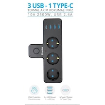 Piranha 45520 Akım Korumalı Priz