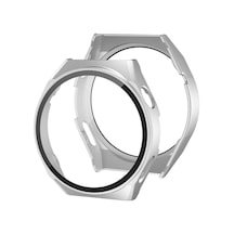 Muratech Newface Huawei Watch Gt3 42mm Dota Camlı Kasa Ekran Koruyucu - Gümüş