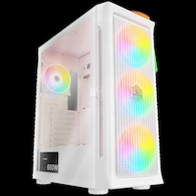 Rampage Prolıx Mesh 650w 80+ Beyaz 4 12cm Argb Fan Manyetik Temperli Camlı Atx Mid-t Gaming Oyuncu K