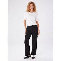 Faik Sönmez Relax Straight Fit Örme Pantolon W27pnt032 Uw27pnt03210 Siyah