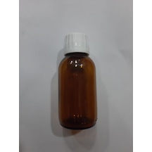 Kahverengi Ilaç Şişesi Kapaklı 100 Ml - 50 Adet Toptan