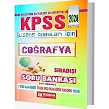 2024 KPSS Lisans Coğrafya Sıradışı Soru Bankası - İrfan İlbasmış - Teorem Yayınları