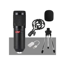Lastvoice BM800 Full Siyah Youtuber Yayıncı Twitch Mikrofon + Mini Tripod + 7.1