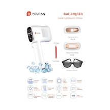 Tr Ipl Lazer Epilasyon Cihazı, Buz Başlıklı, 999.999 Flaş, 5 Seviye, Tüm Vücut İçin, 48w