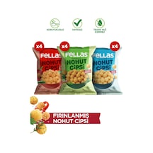 Nohut Cipsi 12'li Mix - Mevsim Yeşillikleri 50 G X 4 + Paprika 50 G X 4 + Deniz Tuzlu 50 G X 4