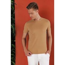 Efor Ts 852 Bej Spor T-shirt Bej