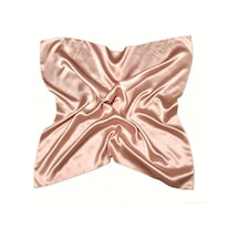 Deserto Fashion %100 Saf İpek Saten Eşarp Parlak & Mat Yüzey 90x90-1797 Çok Renkli