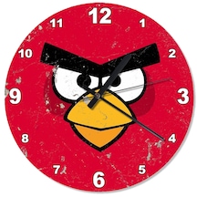 Angry Birds Analog Duvar Saati