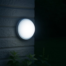 Artos 15w Led Beyaz Tavan Duvar Lambası Ip65 Su Geçirmez Beyaz Işık 6500k 1500 Lümen 220v Banyo Bahçe Balkon İçin Dış Mekan Aydınlatma 120w Ampul Eşdeğeri &