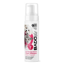 Bado Kediler Ve Köpekler İçin Bebek Pudrası Kokulu Kuru Yıkama Doğal Köpük Şampuan 200 Ml