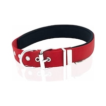 Doggie Comfort Dokuma Köpek Boyun Tasması Medium Kırmızı 3x42-50 Cm Çok Renkli