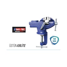 Bay-Tec Mini Mengene Döner Tablalı Örslü 60 MM Masaya Monte