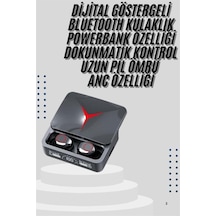 Kablosuz Bluetooth Kulaklık Powerbank Özellikli Göstergeli Hd Mikrofon Renk