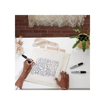 Kalıcı Marker - Kesik Uçlu, Siyah, 2'li Paket 103 Ivory