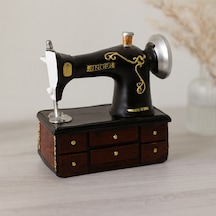Vintage Dikiş Makinesi Biblo - Reçine 20x15x8.5 Cm Belirtilmemiş