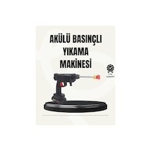 48v Şarjlı Basınçlı Yıkama Makinesi Kablosuz Su Tabancası - Ssssss6521-5454 Renkli