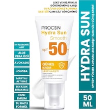 Procsin Hydra Sun Smooth Yoğun Nemlendirici ve Yatıştırıcı Leke Karşıtı Güneş Kremi SPF50+ 50 ML Procsin Hydra Sun Smooth Yoğun Nemlendirici ve Yatıştırıcı Leke Karşıtı Güneş Kremi SPF50+ 50 ML