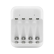4lü Ledli Aa Standart Kalem Pil Ve Aaa İnce Kalem Pil Şarjlı Ni-mh/ni-cd Pil Hızlı Şarj Cihazı Aleti