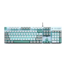 Aula S500 Blue Switch Mavi Led Aydınlatmalı Makrolu Kablolu Gaming Mekanik Oyuncu Klavyesi