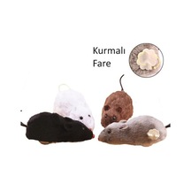 Büro Ev Ofis Evcil Pet Hayvanı Kedi İçin Kurmalı Fare Eğitim Oyuncağı