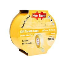 48mmx25mt Çift Taraflı Band Slim İnce Bant Pp-hotmelt Yüksek Kalite