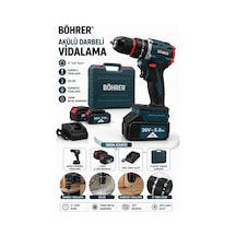 Böhrer Ba011414 10 Pilli 2 Akülü 36v 5ah Akülü Darbeli Vidalama