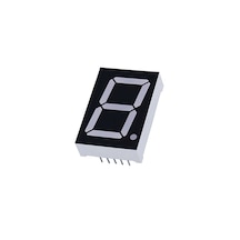 14mm Ortak Katot Siyah Yüzey Display - Kırmızı