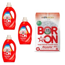 Boron Toz Temizlik Ürünü Beyazlar + Renkliler Sıvı 3 Adet