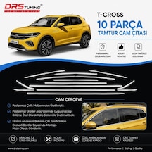 Volkswagen T-cross 2018 - 2026 Krom Cam Çerçevesi Parça