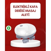 Su Geçirmez Elektrikli Kafa Masaj Cihazı Ipx7 Çok Renkli