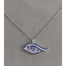 Beren Aksesuar Stainless Steel Ra Gözü Çelik Kolye Gümüş