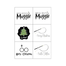 Mini Things Art Harry Potter Temalı Christmas-yeni Yıl Tebrik Kartı
