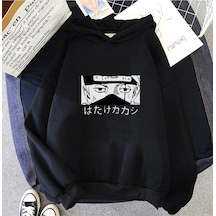 Anime Kakashi Eyes Kapşonlu Sweatshirt