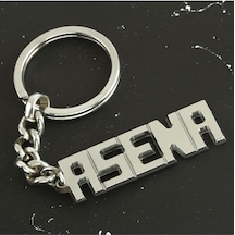 Asena - 226 - İsimli Anahtarlık - Muratech - Gümüş Rengi