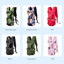 Jokmae Kamuflaj Desenli Köpek Çantası Siyah