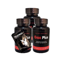 Eroxplus Erkeklere Özel Perfor.mans Destekleme 3 Adet 30lu Brk:021 + Hed.iye Playboy Kaydırmaca Jeli