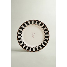 Karaca Aries Geyikli Pasta Tabağı 20 Cm Çok Renkli