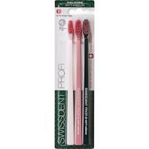 Swissdent Profı Colours 3 Lü Diş Fırçası Seti, Soft-medium, Küçük Başlıklı Swissdent Profı Colours 3 Lü Diş Fırçası Seti, Soft-medium, Küçük Başlıklı