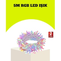 Enerji Tasarruflu Faf Kablo 5 M 50 Led Dekor Işık