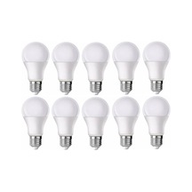 Led Ampul Beyaz Renk 9 Watt Tasarruflu 10 Lu Paket 10'lu Beyaz Işık E27 Led Ampul 9 Watt Yok A'dan G