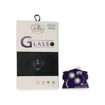 Apple iPhone Uyumlu 15 Bilvis Titan Kamera Lens - Yeşil Tdrtr