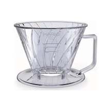 Pegasus Düz Tabanlı Damlatıcı, Boyut 02, Şeffaf Aeropress