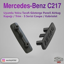 Mercedes-benz C217 Yolcu Tarafı Gösterge Paneli Airbag Kapağı / Trim - S Serisi Coupe / Kabriolet Mercedes-benz C217
