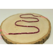 Yasamtohumu Yakut Taşı Küp Şekilli Yarım Dizi 2.5 MM 17  CM Çok Renkli