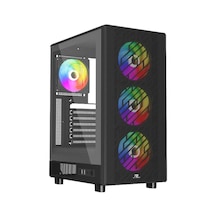 Powerboost Pb-a700b 750w 80+ Bronze Atx Usb 3.0 Rainbow Fanly Mesh Gaming Siyah Kasa