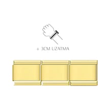 +3cm Uzatma Çelik Bileklik Charmı -bilekliğinizi 3cm Uzatın - Scb37 Sarı