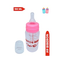 Klasik Silikon Uçlu Pp Biberon Pembe Rengi, 150 Ml