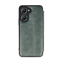 Ankaverse Vivo Y18 Kılıf Flip Cover - Koyu Yeşil